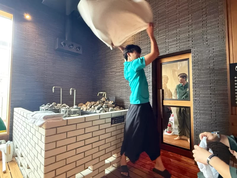 YUBUNE SAUNA PARKの店長・真下さん