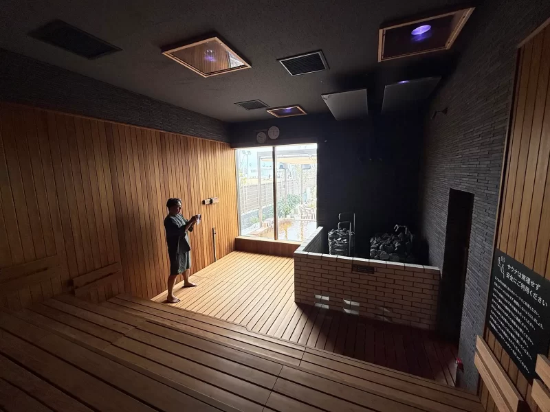 YUBUNE SAUNA PARKのサウナ